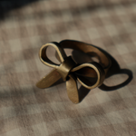 Brass Bow Napkin Ring