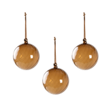 Brown Baubles (Set of 3)