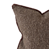 Brown Boucle Cushion 