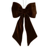 Brown Velvet Bow