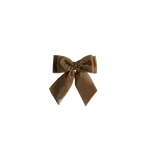 Brown Velvet Bow