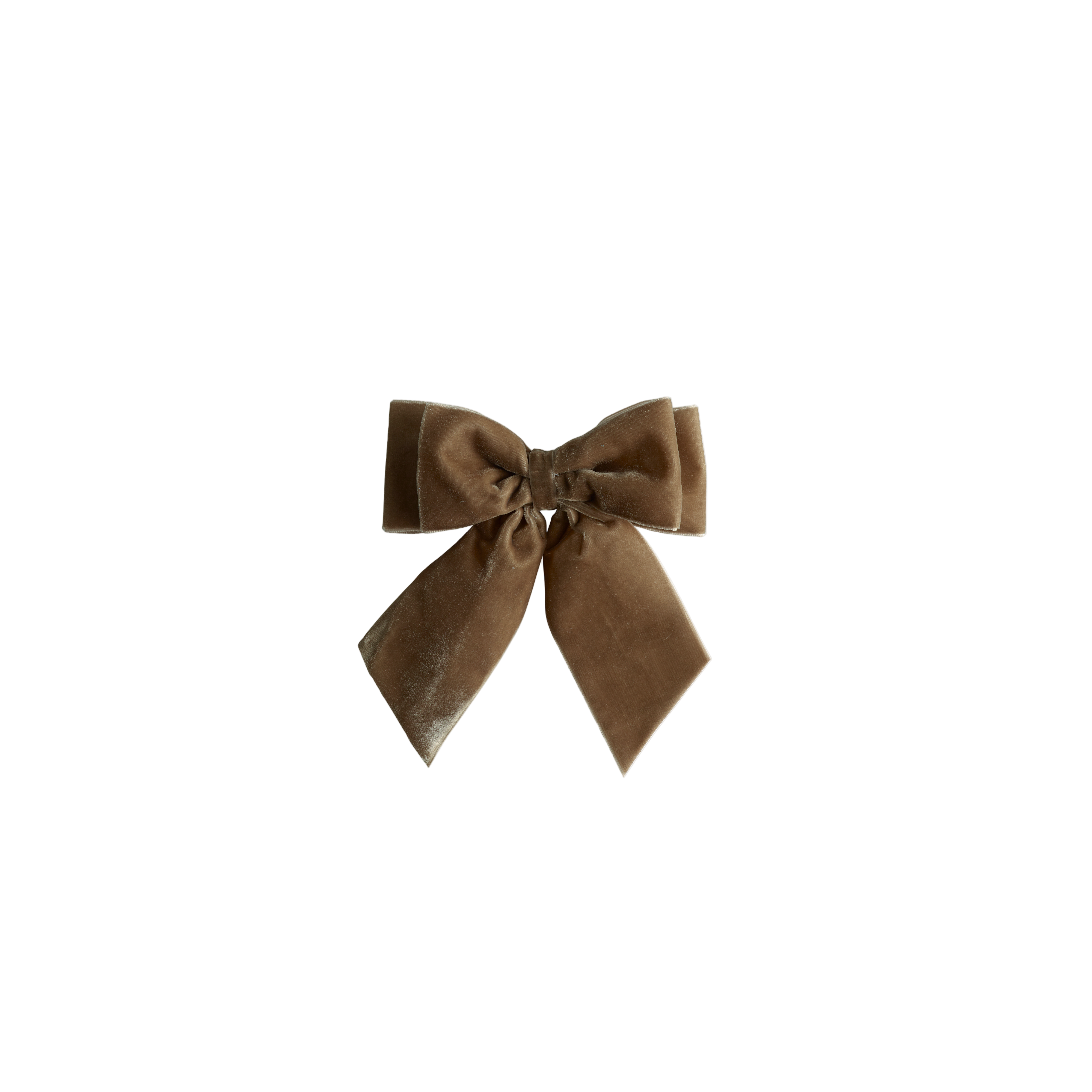 Brown Velvet Bow