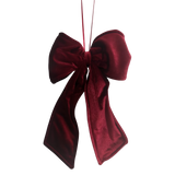 Burgundy Bow