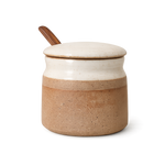 Cali Sugar Pot with Wooden Spoon