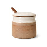 Cali Sugar Pot with Wooden Spoon