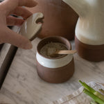 Cali Sugar Pot with Wooden Spoon