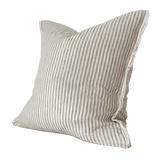 Camille Light Brown Stripe Cushion