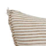 Camille Light Brown Stripe Cushion