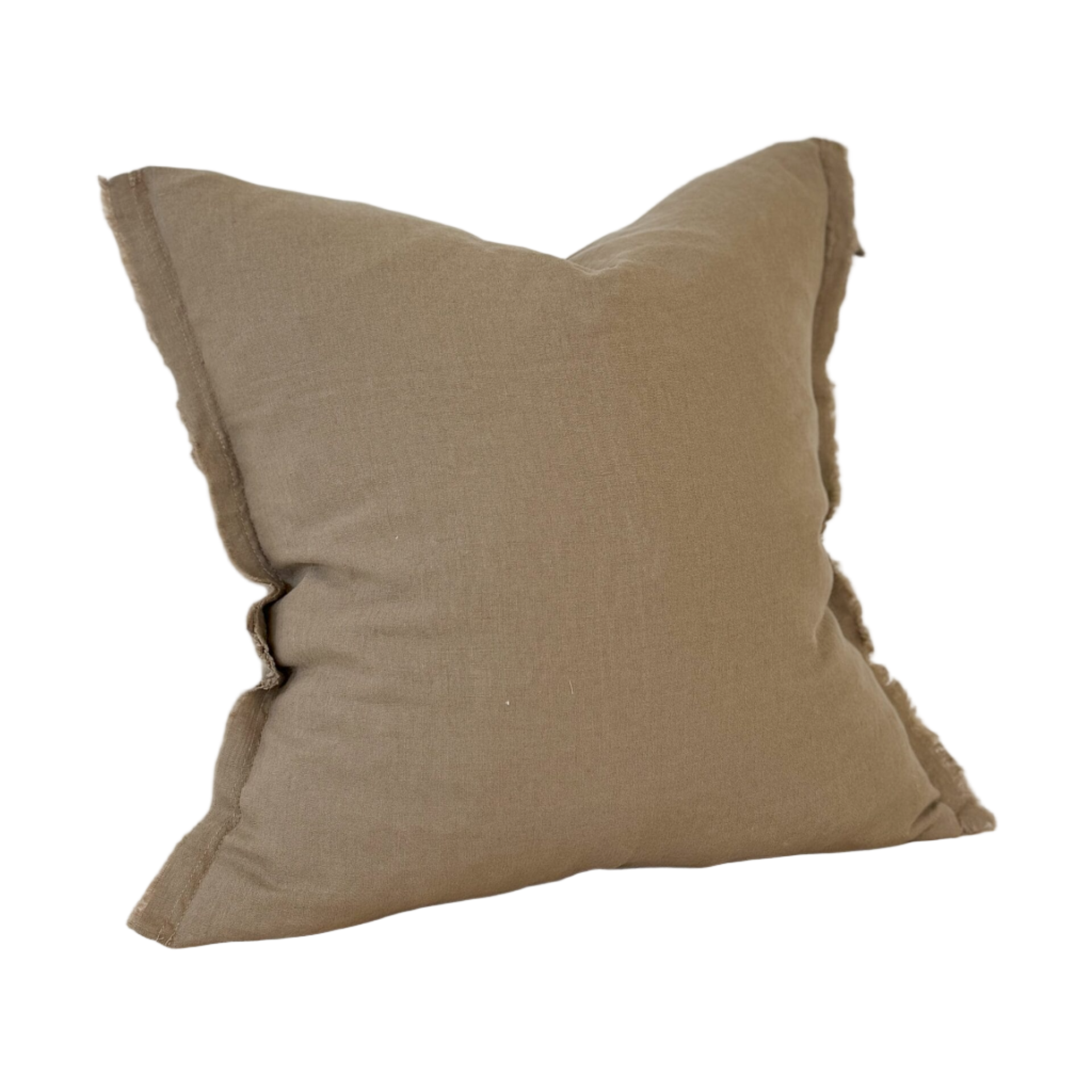 Light Brown Linen Cushion 