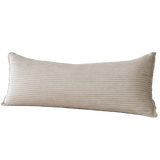 Camille Beige Stripe Bolster Cushion