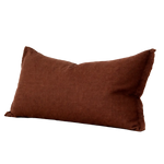 Camille Dark Brown Linen Cushion