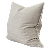 Camille Natural Beige Linen Cushion