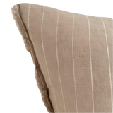 Camille Beige Stripe Cushion