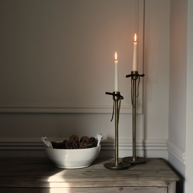 Candleholders and Ribbon 