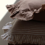 Light Brown Stripe Cushion