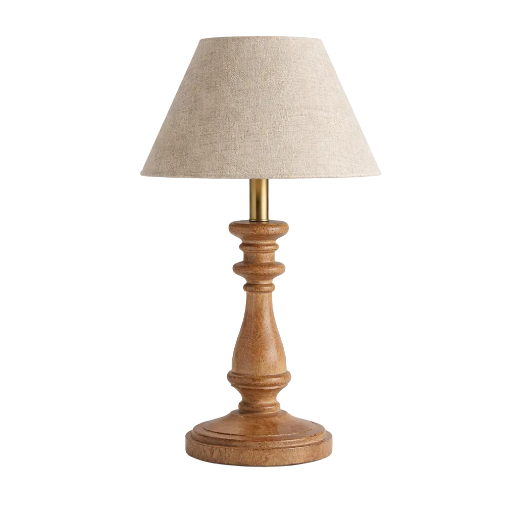 Celine Table Lamp with Natural Linen Shade