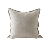 Freya Beige Linen Cushion