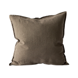 Elora Brown Linen Cushion