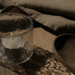 Elora Tall Glass Candleholder