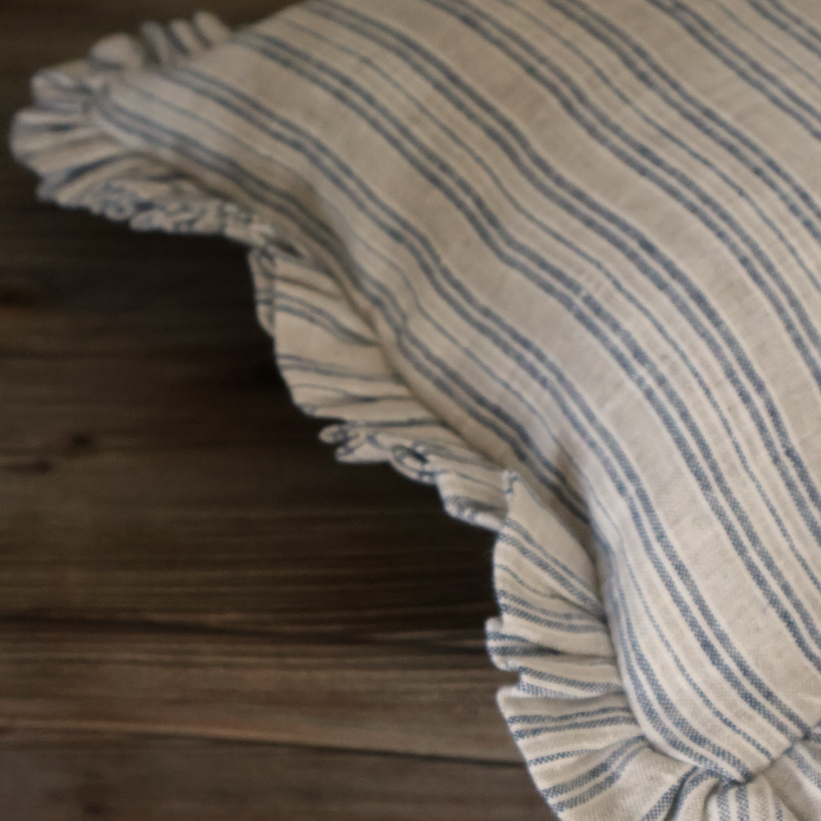 Esmé Linen Bolster Cushion