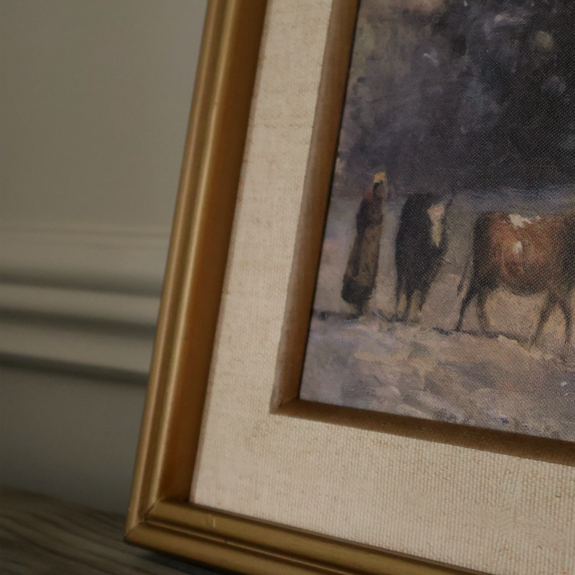 Farmstead in Gentle Light Framed Picture