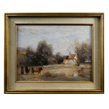 Farmstead in Gentle Light Framed Picture