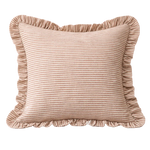 Fleurine Brick Stripe Ruffle Cushion