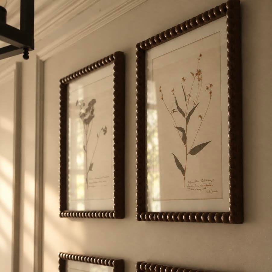 Floral Wall Art on Wall 