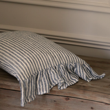 Florence Frill Blue Stripped Cushion