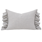Florence Frill Blue Stripped Cushion