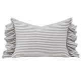 Florence Frill Blue Stripped Cushion