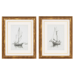Framed Boats (Set of 2)