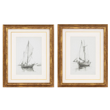 Framed Boats (Set of 2)