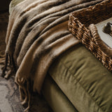 Riverton Brown and Beige Throw