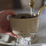 Handmade Stoneware Berry Colander