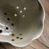 Handmade Stoneware Berry Colander