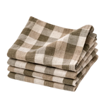 Harvest Check Napkins (Set of 4)