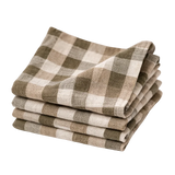 Harvest Check Napkins (Set of 4)