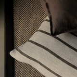 Hensley Cushion Stripe Brown 