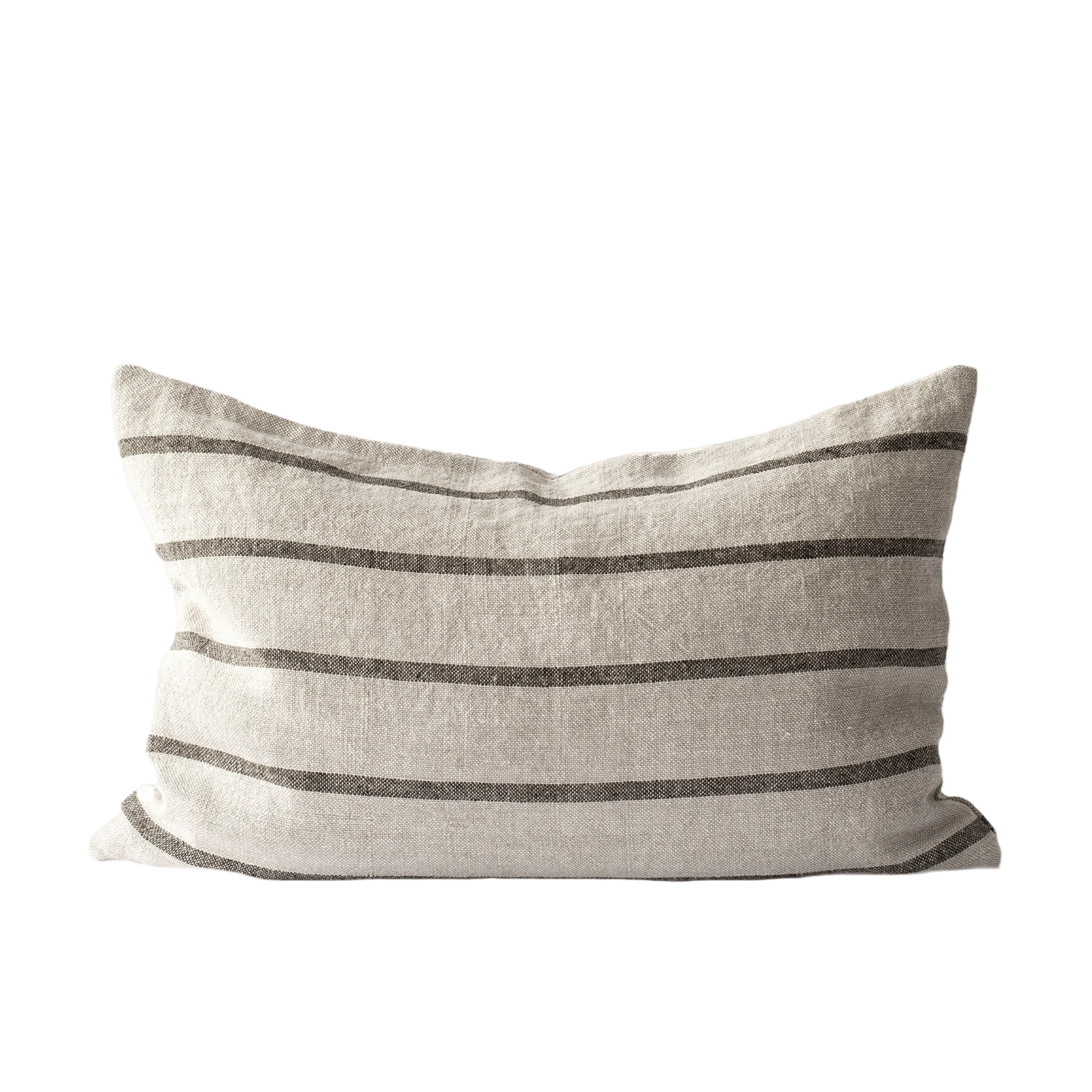 Hensley Taupe Striped Cushion