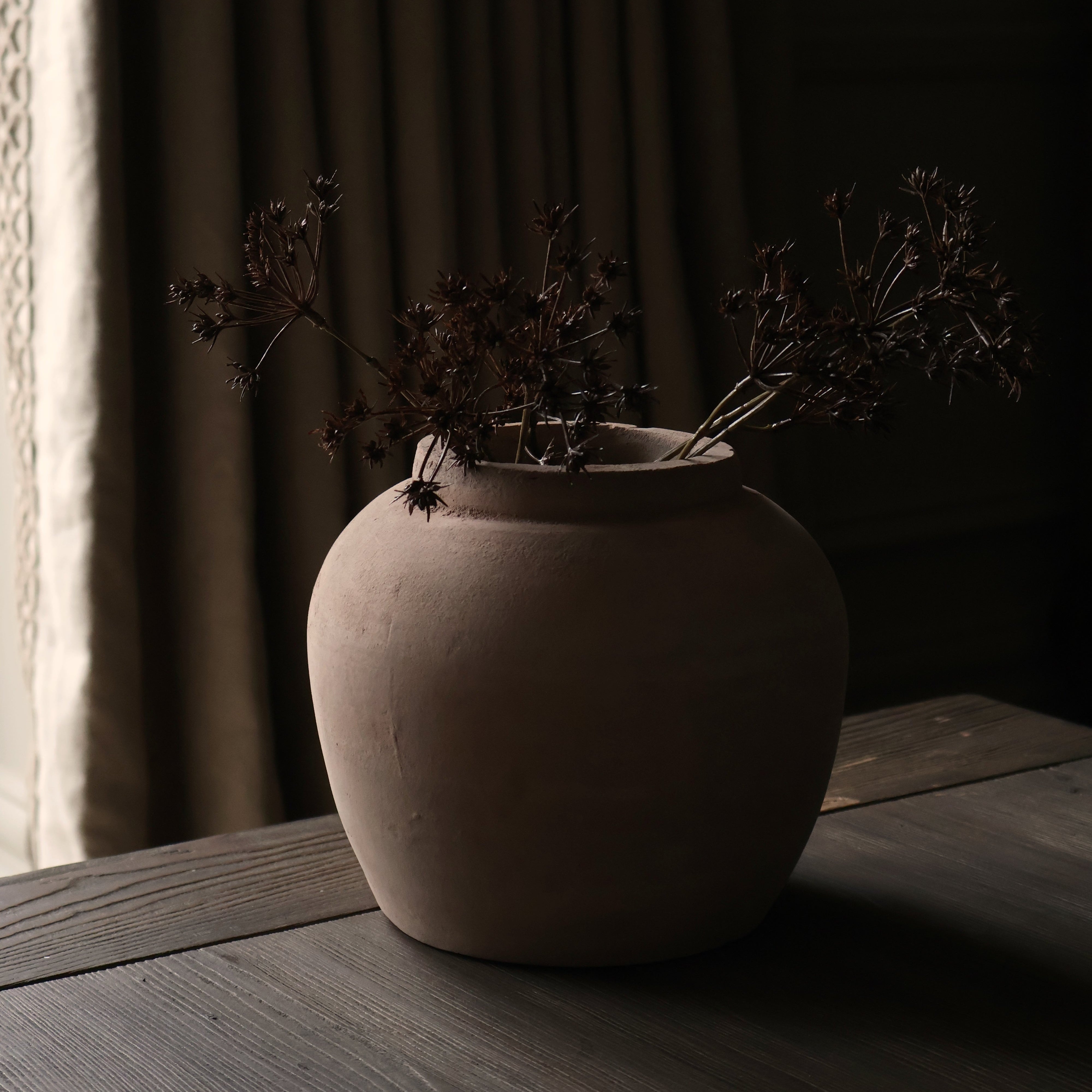 Heritage Sand Clay Vase