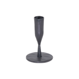 Isla Small Black Taper Candleholder