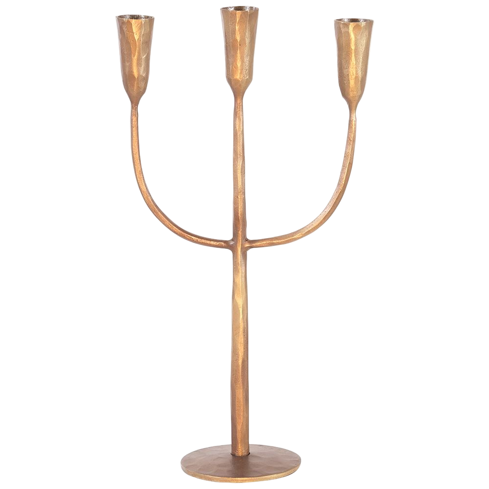 Isla Brass Candelabra