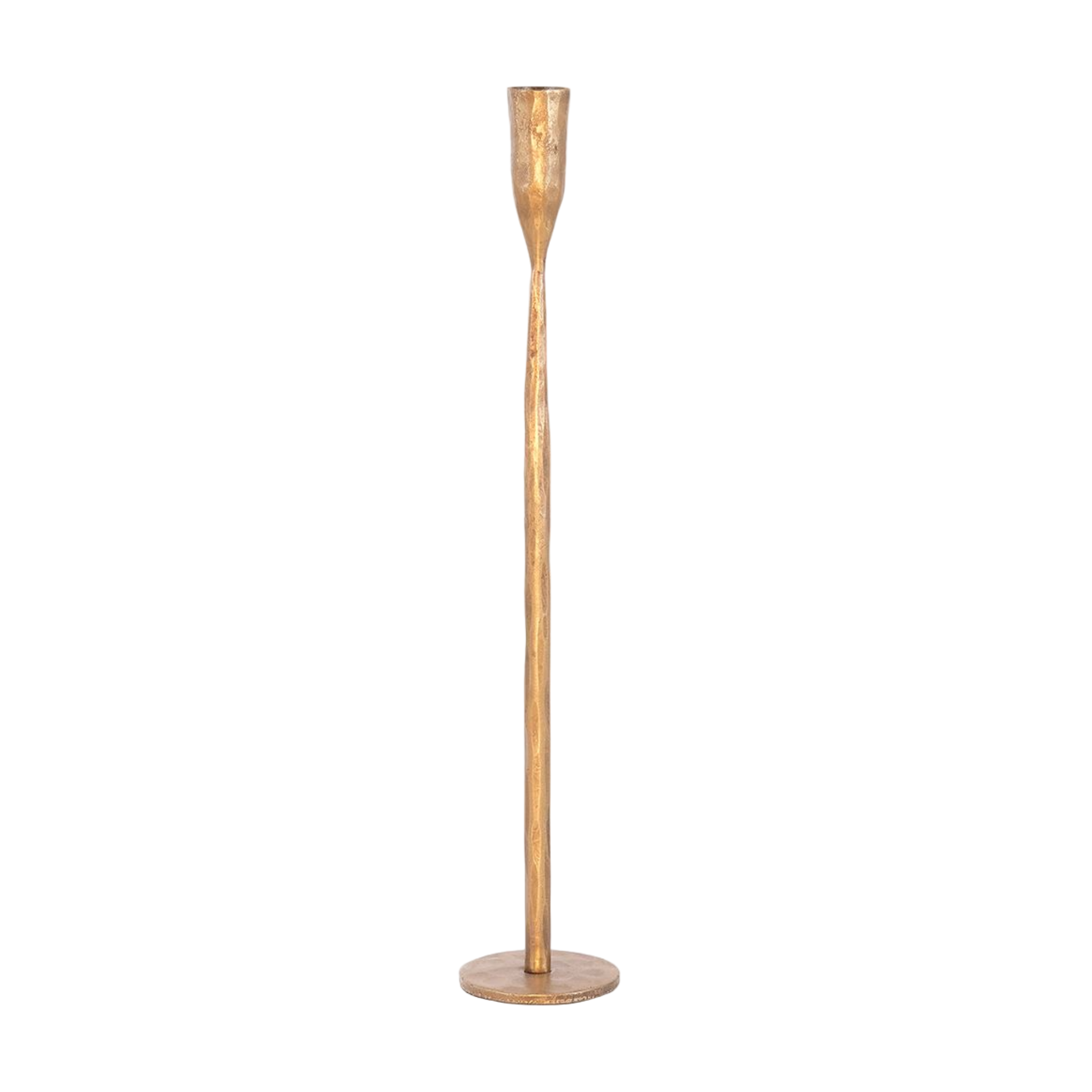 Isla Extra Large Brass Taper Candleholder