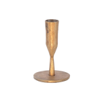 Isla Small Brass Taper Candleholder