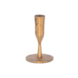Isla Small Brass Taper Candleholder