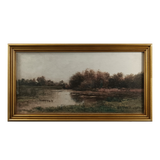 Lake in Quiet Stillness Framed Picture