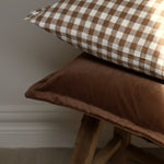 Brown Velvet Cushion 