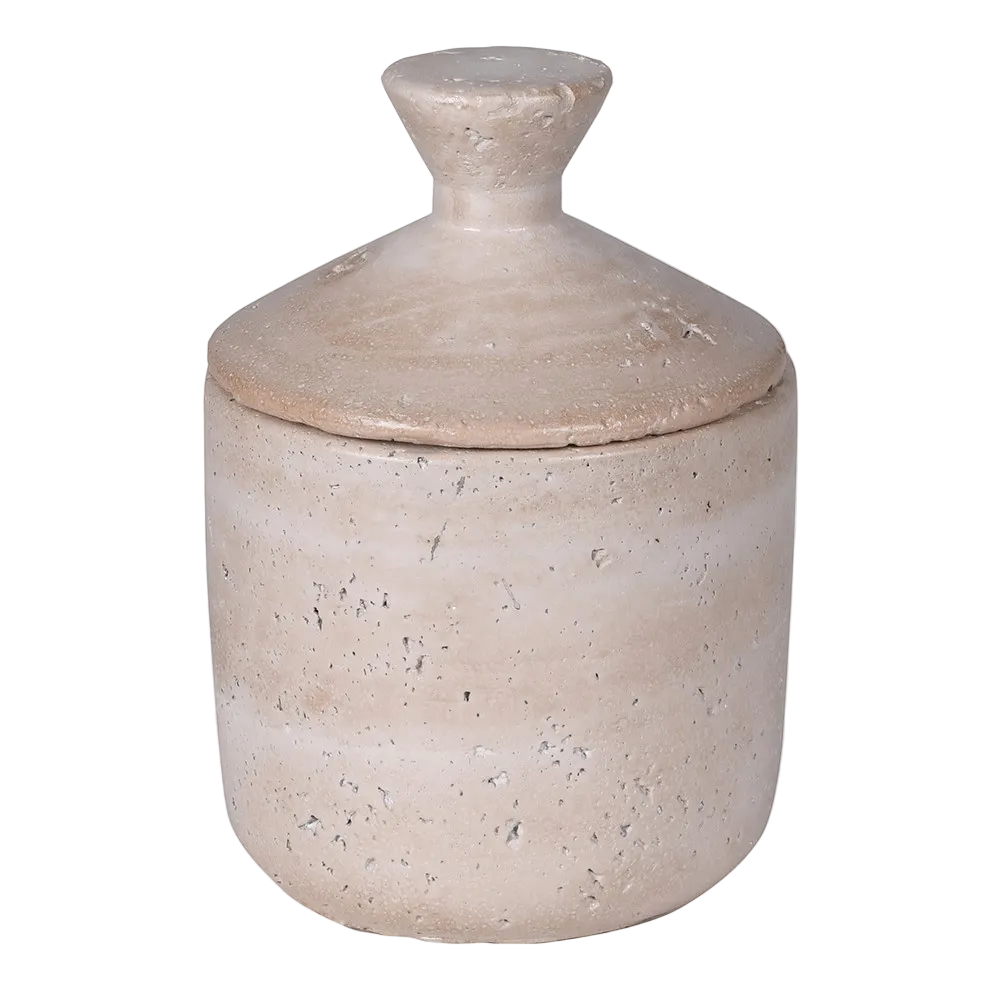 Large Atelier Taupe Jar