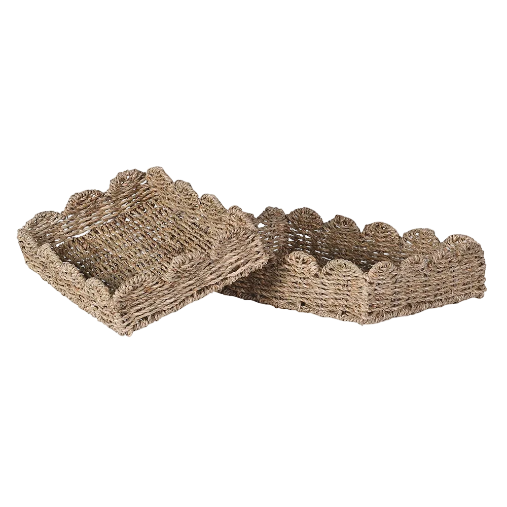 LilaScallop Trays (Set of 2)